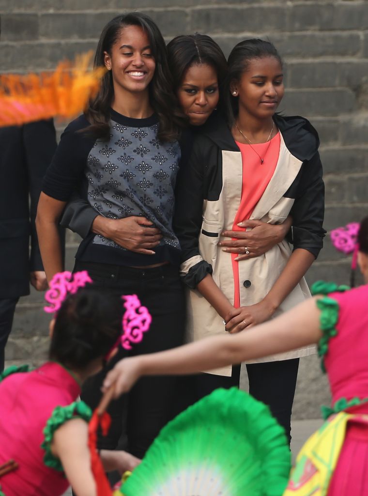 First Lady Michelle Obama, Malia and Sasha Obama Visit China